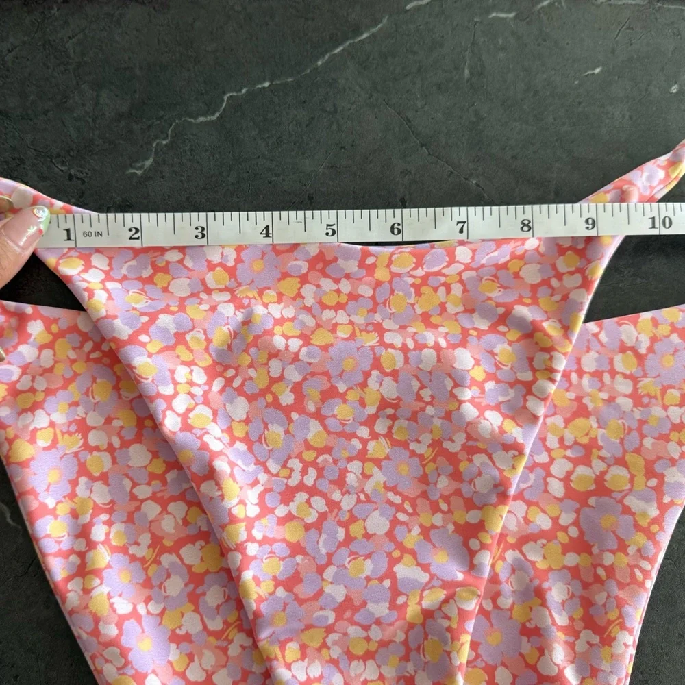 Kulani Kinis Pink and Yellow Floral Bikini - Picture 2 of 7